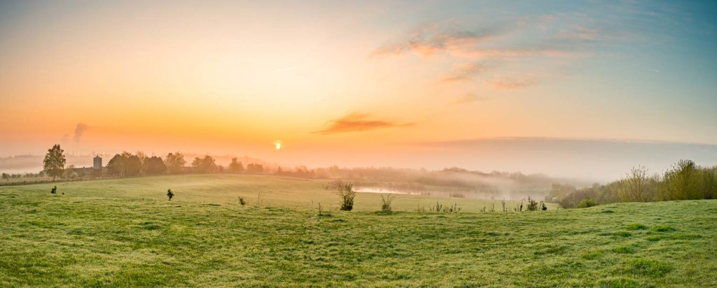 Panorama in Stöbnitz