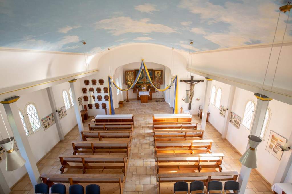 Innenansicht Geiseltalseekirche