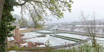 kurzer Wintereinbruch im April