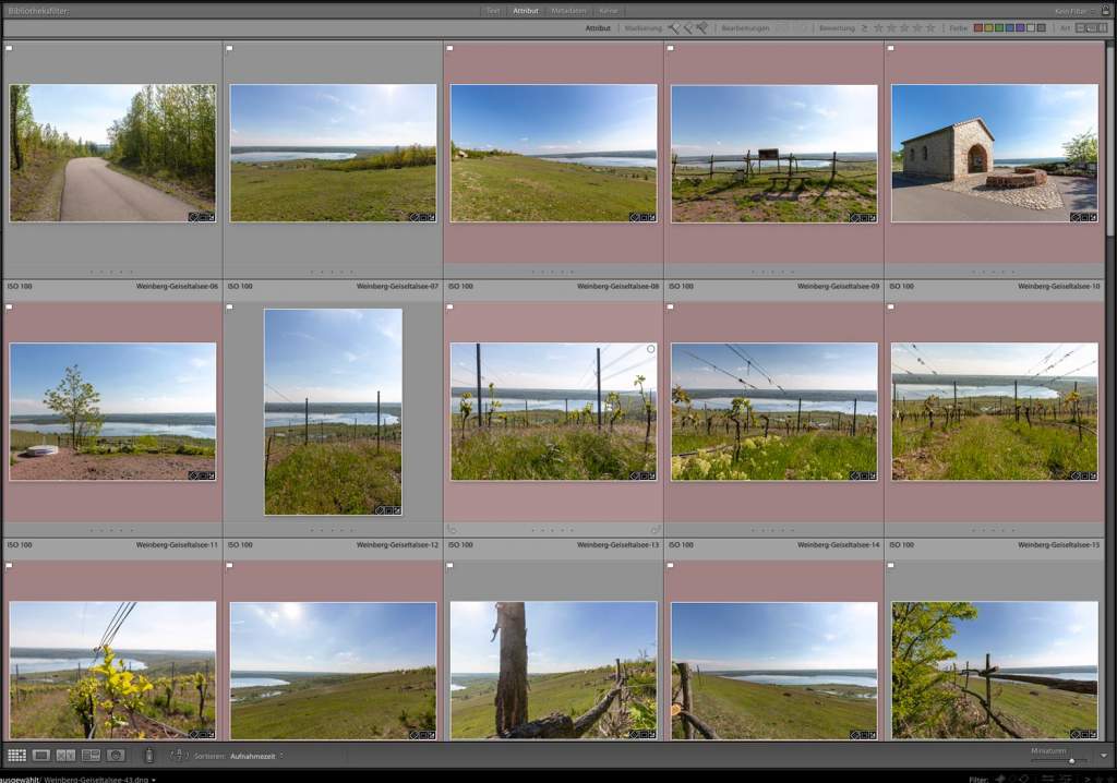Lightroom Workflow: farbige Markierung