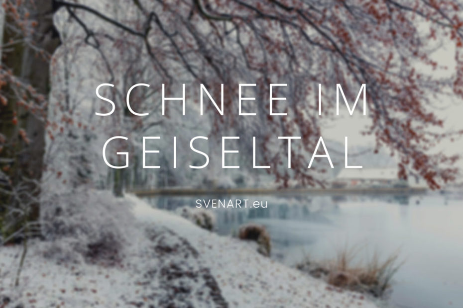 Schnee im Geiseltal - Beitragsbild