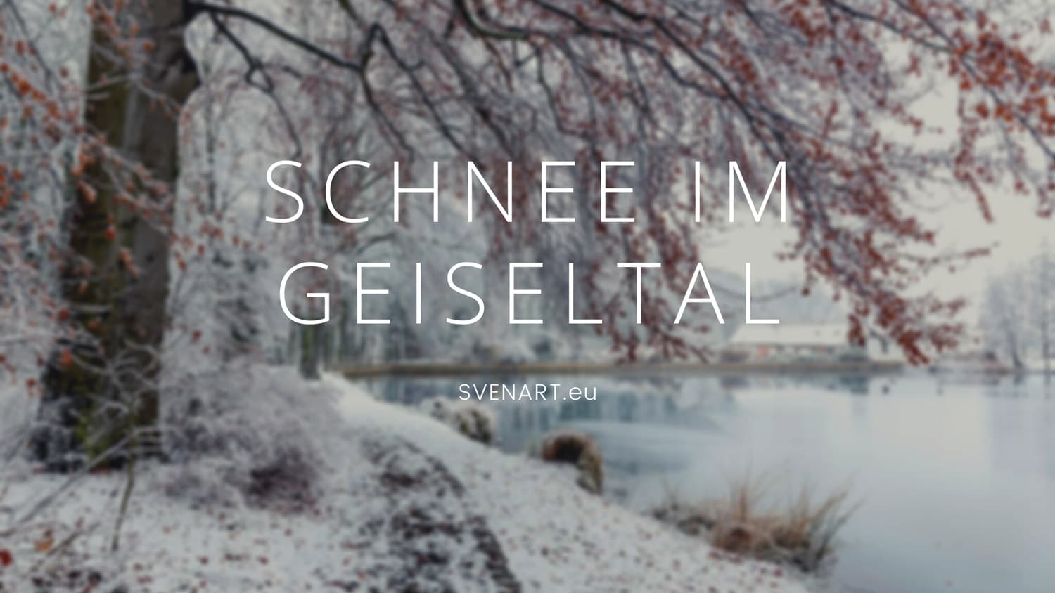 Schnee im Geiseltal - Beitragsbild