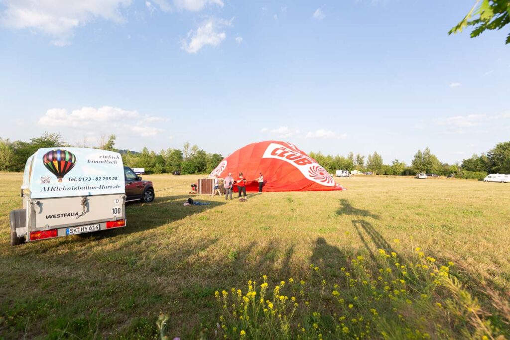Ballonaufbau