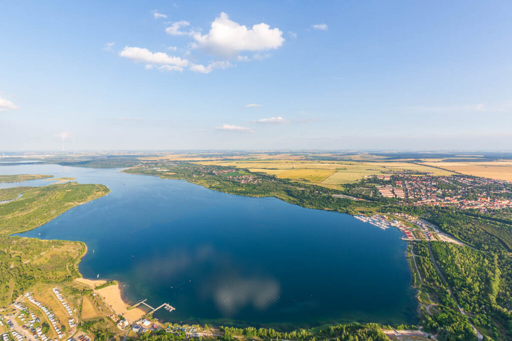 Blick auf den Geiseltalsee