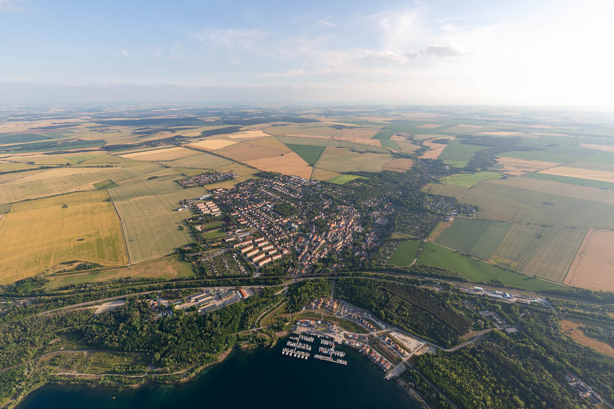 Mรผcheln Geiseltal mit Hafen