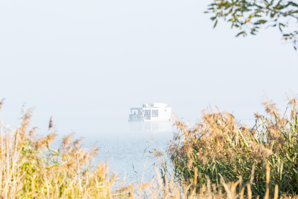 Hausboot auf dem Geiseltalsee