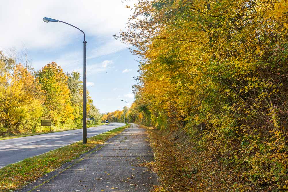 Krumpaer Landstraße Richtung Neubiendorf