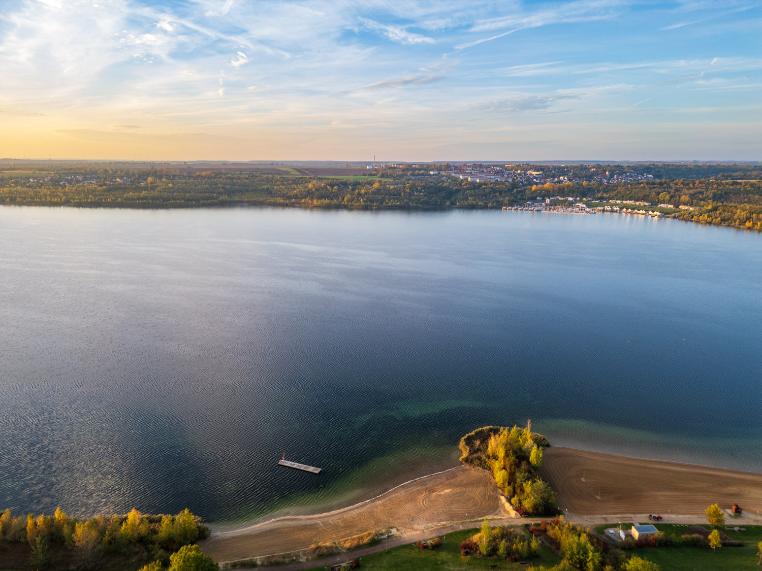 Geiseltalsee Bilder - Strand Stöbnitz