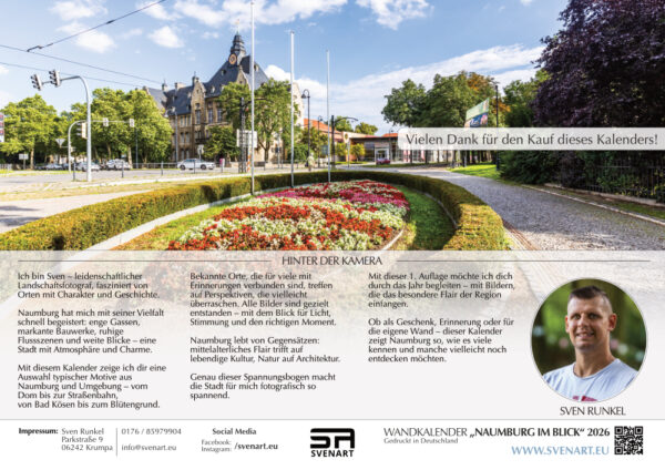 Naumburg im Blick - Kalender 2026 – Bild 2