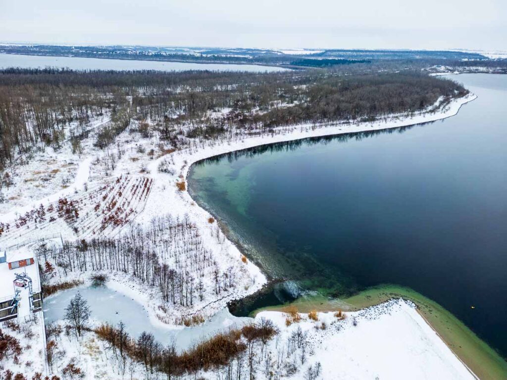 Strand in Frankleben - Winter
