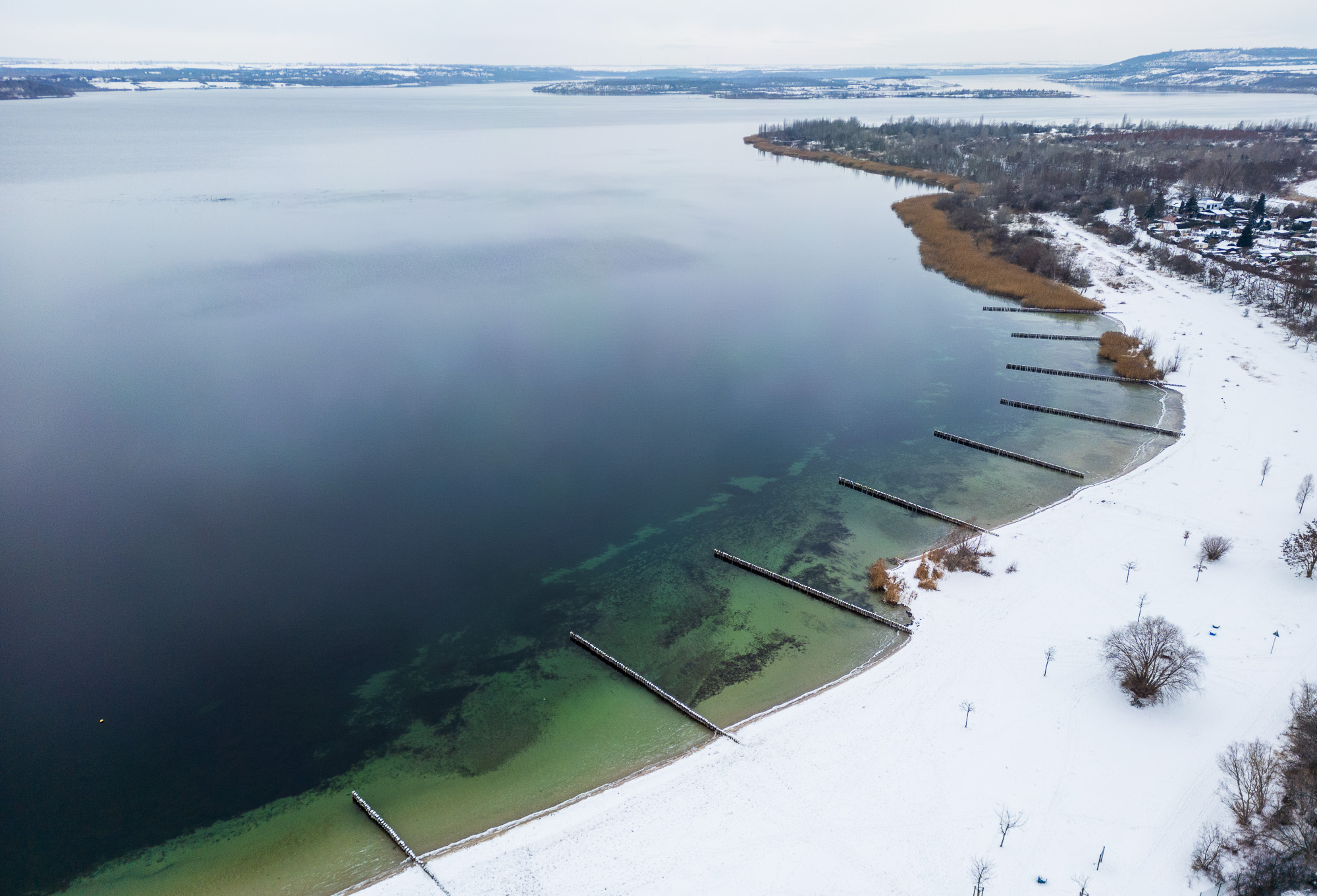 Luftaufnahme Frankleben Strand gross