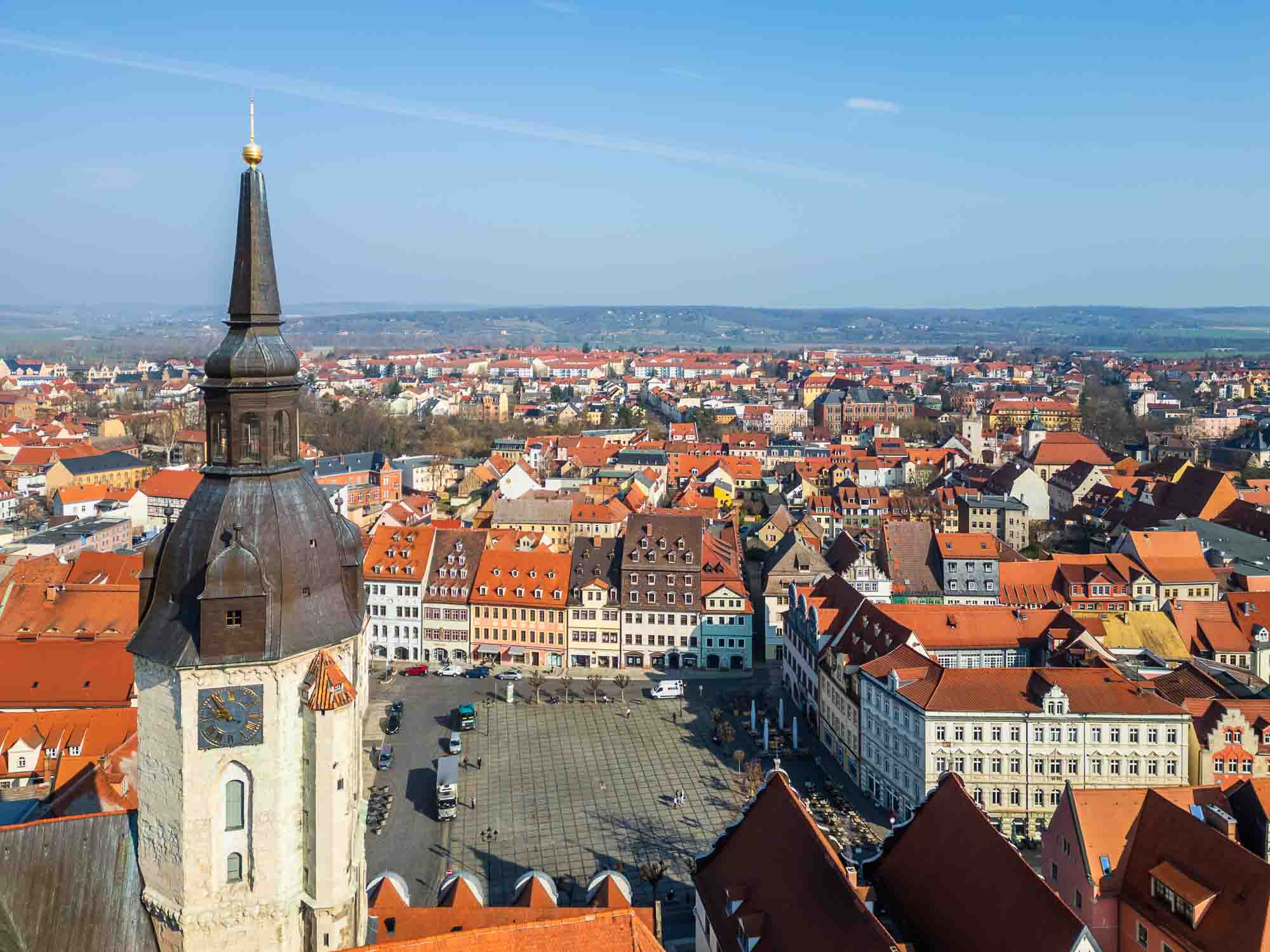 Stadtansichten Naumburg: Marientor, OLG & St. Wenzel