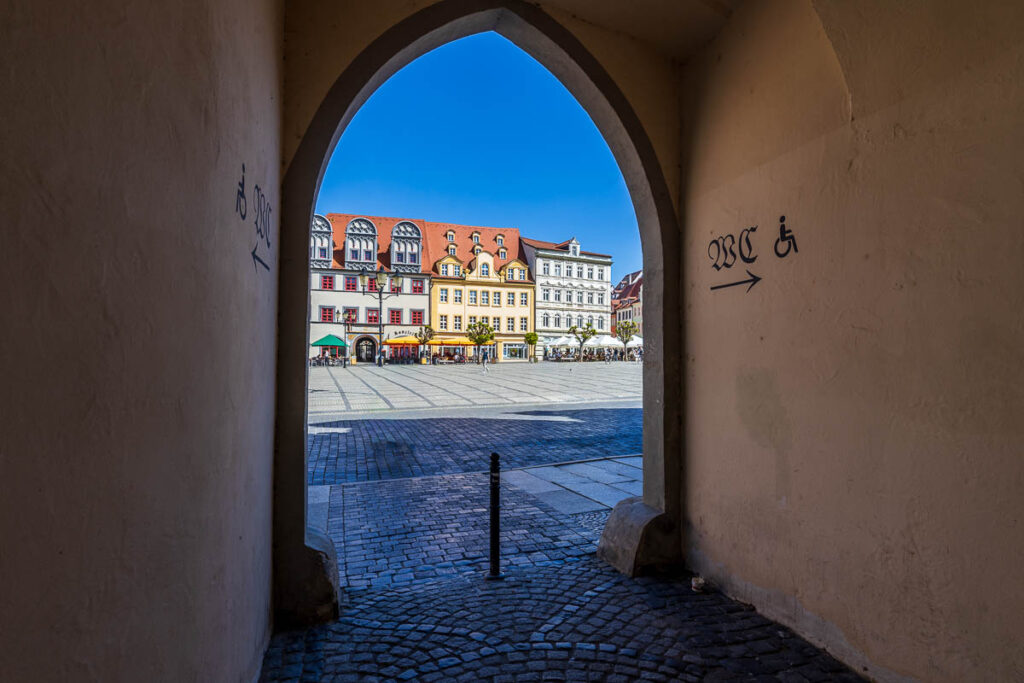 Blick Markt Naumburg