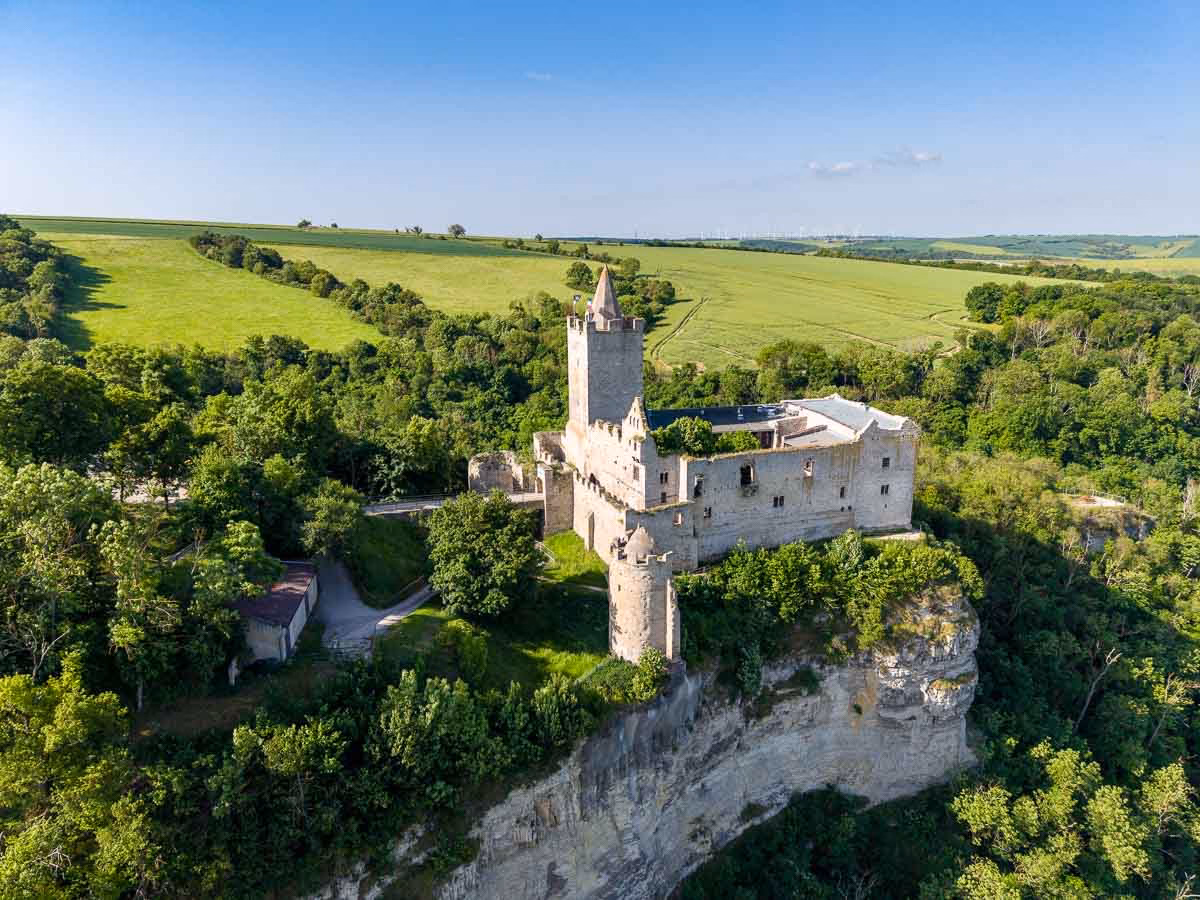 Luftaufnahme Rudelsburg